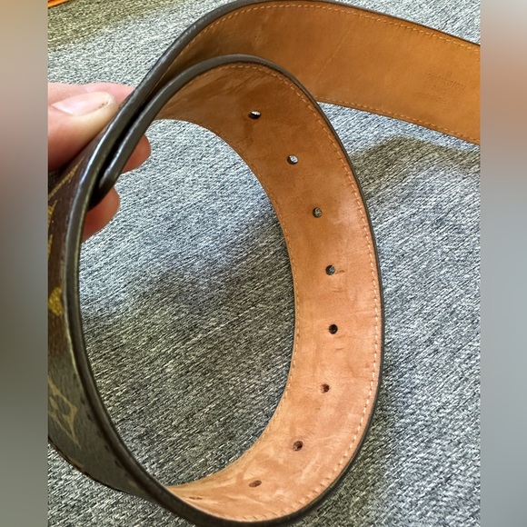 LOUIS VUITTON MONOGRAM BROWN WOMENS BELT ๐ AUTHENTIC ๐ - Picture 6 of 7